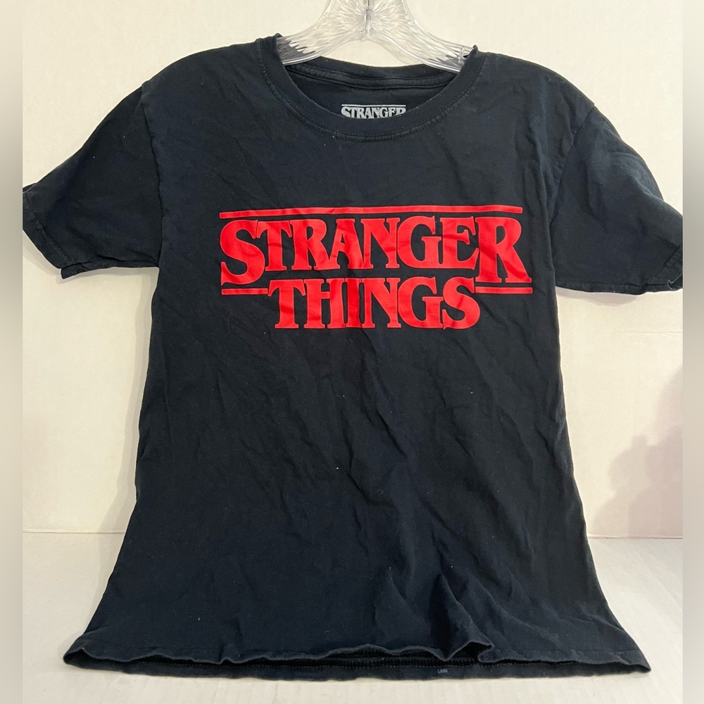 Stranger Things Kids Black T-Shirt